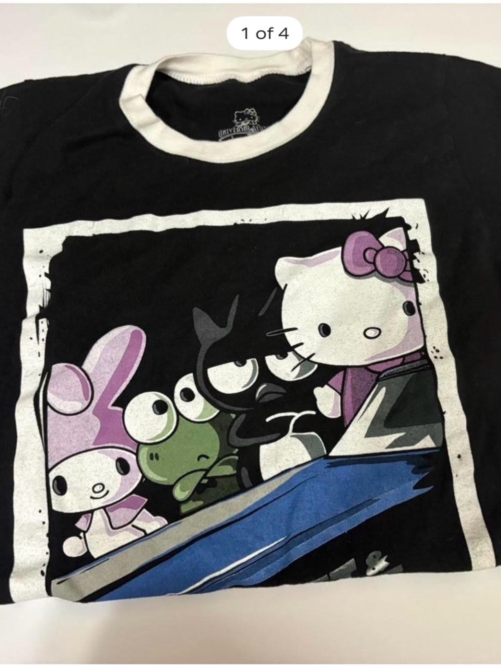 Hello Kitty & Friends Black Graphic Tee for Kids